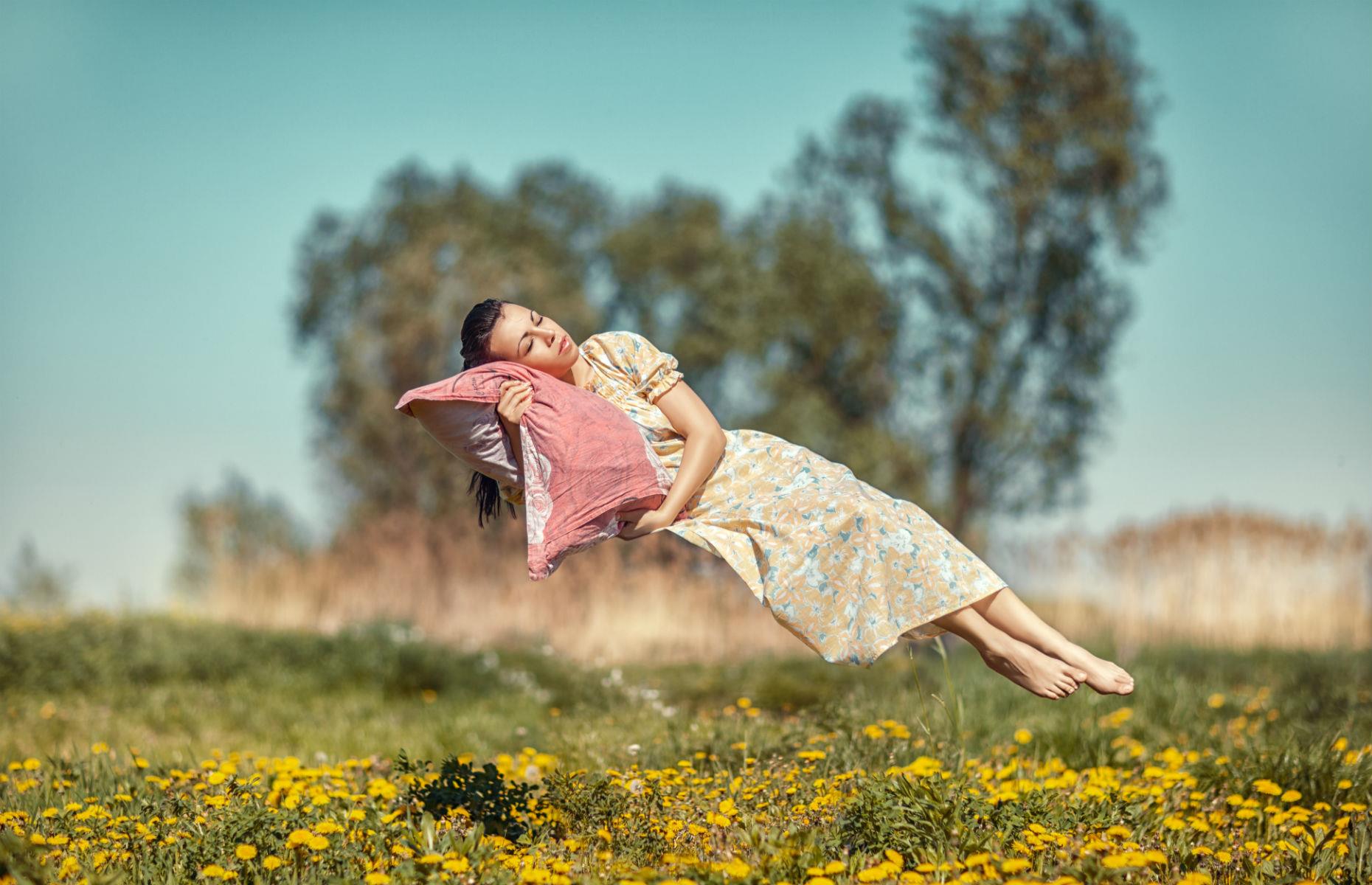 A levitating bed